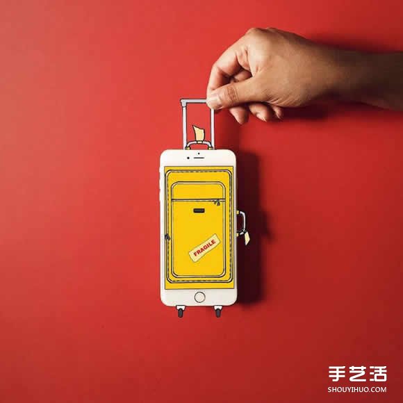 iPhoneֻ뻭 DIY޵Ȥ廭Ʒ -  www.youjiao5.com